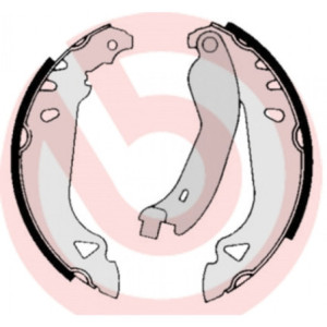 BREMBO S 23 510 Juego de zapatas de frenos trasero para Punto Tipo Tempra Dedra Y Delta