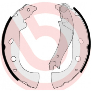 BREMBO S 23 514 Juego de zapatas de frenos trasero para Palio Multipla Marea Strada Siena