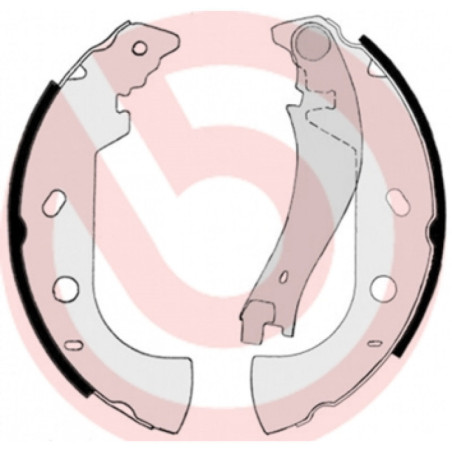 BREMBO S 23 514 Kit ganasce freno posteriore per Palio Multipla Marea Strada Siena