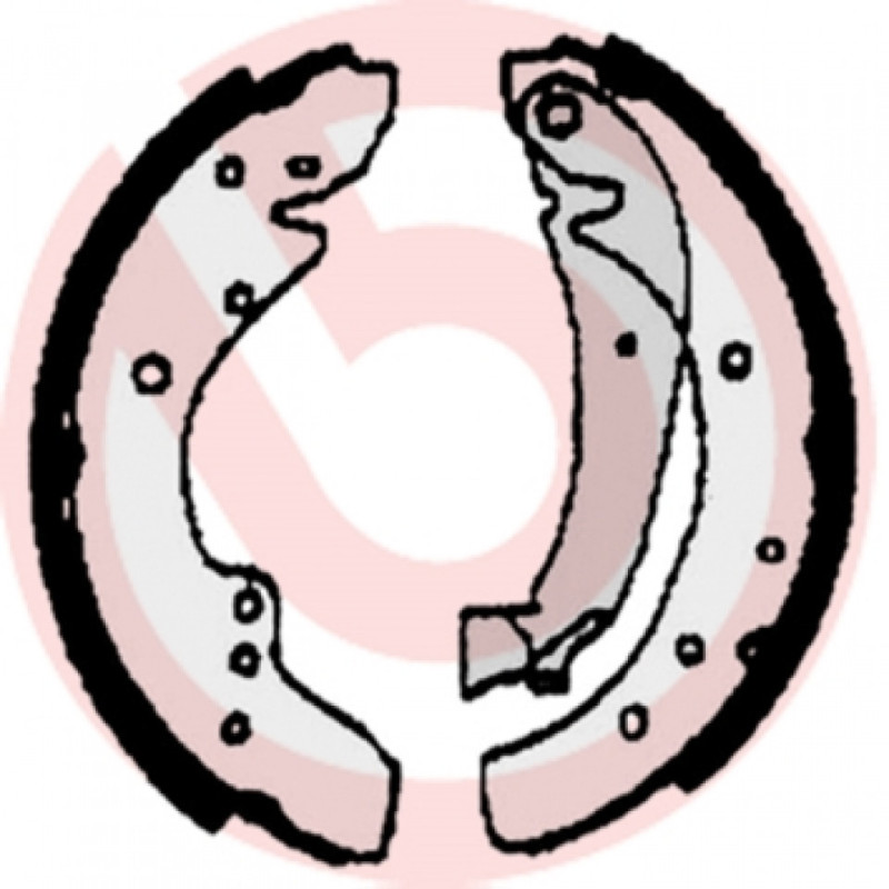 BREMBO S 23 515 Sada brzdových čelistí zadní pro Ducato Boxer JUMPER