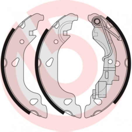 BREMBO S 23 521 Sada brzdových čelistí zadní pro Fiat Punto