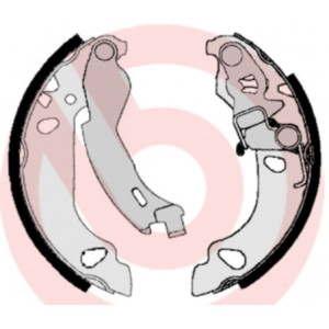BREMBO S 23 522 Zestaw szczęk hamulcowych tył dla Fiat Panda 500