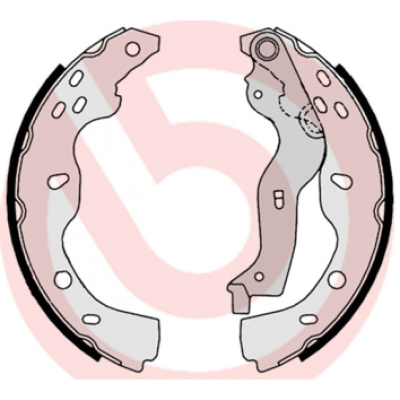 BREMBO S 23 532 Brake Shoe Set Rear for SX4 Sedici