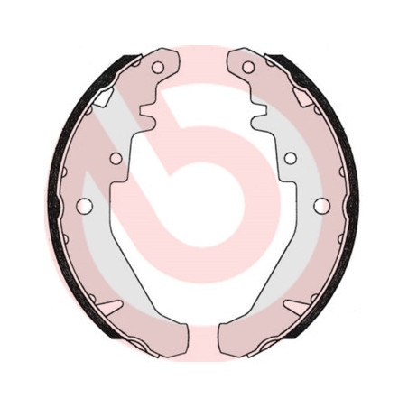 BREMBO S 23 548 Brake Shoe Set Rear for Fiat Siena Palio