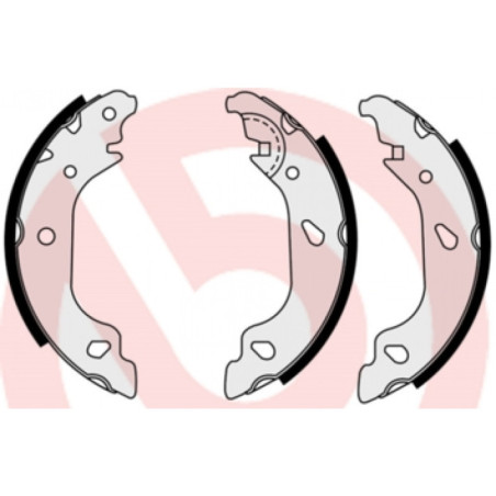 BREMBO S 23 551 Brake Shoe Set Rear for Fiat Punto
