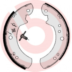 BREMBO S 24 512 Juego de zapatas de frenos trasero para Transit TX P FX FX4R