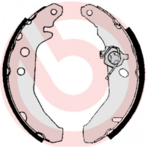 BREMBO S 24 516 Kit ganasce freno posteriore per Ford Fiesta