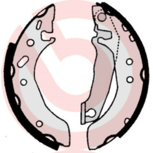 BREMBO S 24 519 Juego de zapatas de frenos trasero para Ford Escort Orion