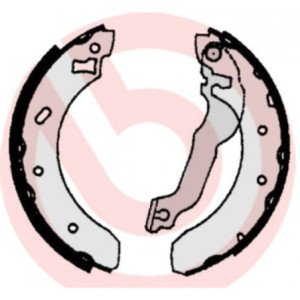 BREMBO S 24 521 Brake Shoe Set Rear for Ford Escort