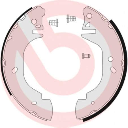 BREMBO S 24 523 Brake Shoe Set Rear for Ford Transit