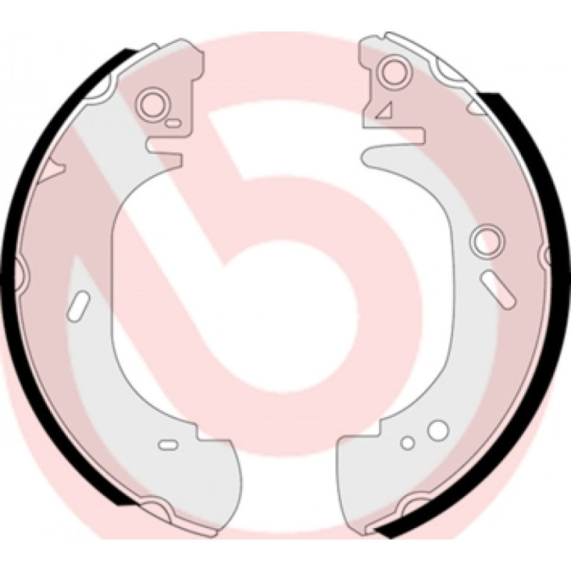 BREMBO S 24 527 Sada brzdových čeľustí zadné pre Transit Master