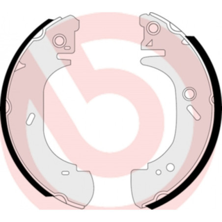 BREMBO S 24 527 Brake Shoe Set Rear for Transit Master