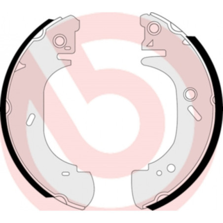 BREMBO S 24 528 Brake Shoe Set Rear for Ford Transit