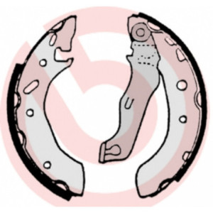 BREMBO S 24 529 Bremsbackensatz Hinten für Fiesta Ka 121 Puma