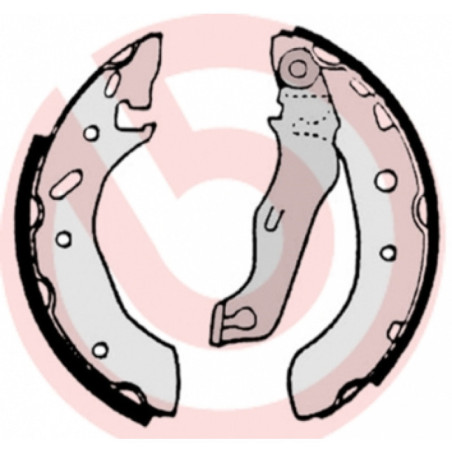 BREMBO S 24 529 Brake Shoe Set Rear for Fiesta Ka 121 Puma