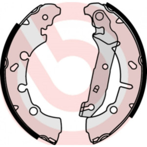 BREMBO S 24 532 Juego de zapatas de frenos trasero para Fiesta 2 Fusion Puma Ka