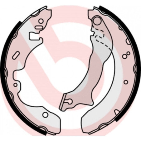 BREMBO S 24 535 Jeu de mâchoires de frein arrière pour Ford Mondeo