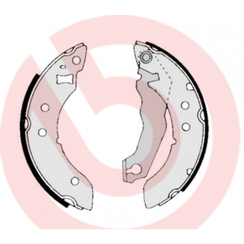BREMBO S 24 536 Bremsbackensatz Hinten für Ford Escort Orion