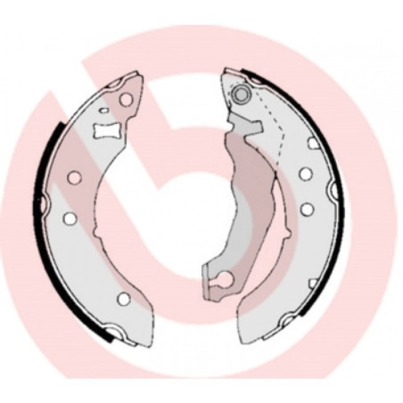 BREMBO S 24 536 Kit ganasce freno posteriore per Ford Escort Orion