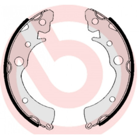 BREMBO S 28 505 Jeu de mâchoires de frein arrière pour Civic 200 CRX