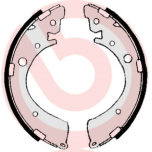 BREMBO S 28 506 Jeu de mâchoires de frein arrière pour Civic Accord HR-V Jazz Logo