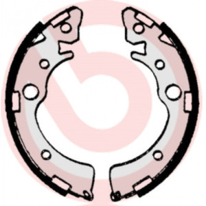 BREMBO S 28 509 Bremsbackensatz Hinten für Honda Civic