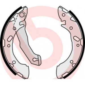 BREMBO S 30 503 Juego de zapatas de frenos trasero para Hyundai Accent Pony / Excel