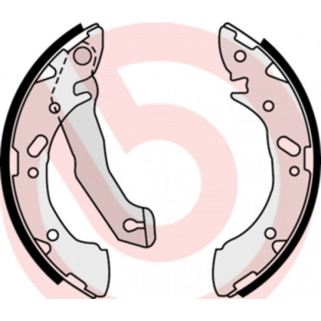 BREMBO S 30 503 Sada brzdových čeľustí zadné pre Hyundai Accent Pony / Excel