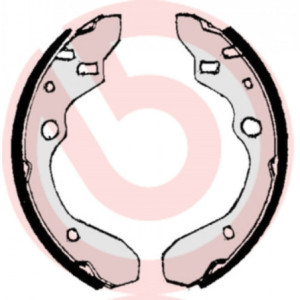 BREMBO S 49 506 Juego de zapatas de frenos trasero para FAMILIA MX-3 323