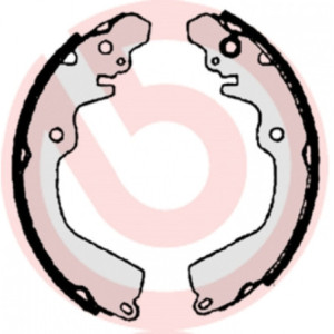 BREMBO S 54 509 Sada brzdových čelistí zadní pro Carisma Lancer Colt Cordia Galant Space Runner