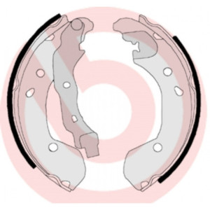 BREMBO S 56 510 Juego de zapatas de frenos trasero para Clio Micra Note Tiida Terrano Thalia Vesta