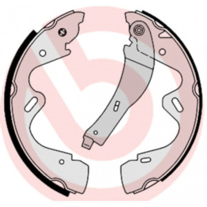 BREMBO S 56 517 Brake Shoe Set Rear for Nissan Terrano