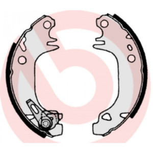 BREMBO S 61 513 Juego de zapatas de frenos trasero para 205 106 Saxo AX 309