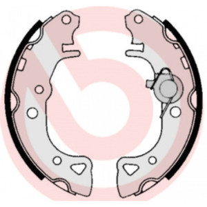 BREMBO S 61 516 Kit ganasce freno posteriore per AX Saxo 106 Club