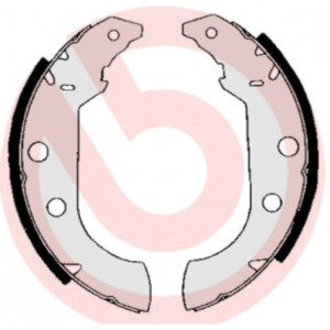 BREMBO S 61 517 Juego de zapatas de frenos trasero para 405 306 Xsara ZX