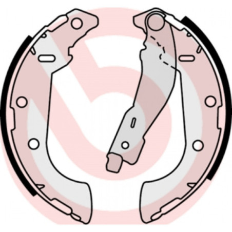 BREMBO S 61 521 Bremsbackensatz Hinten für 306 ZX Xsara 405