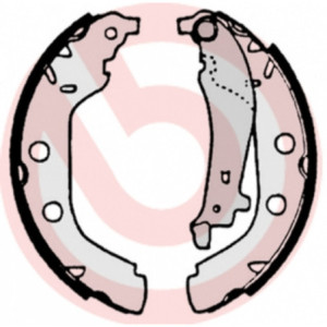 BREMBO S 61 523 Juego de zapatas de frenos trasero para Peugeot 406