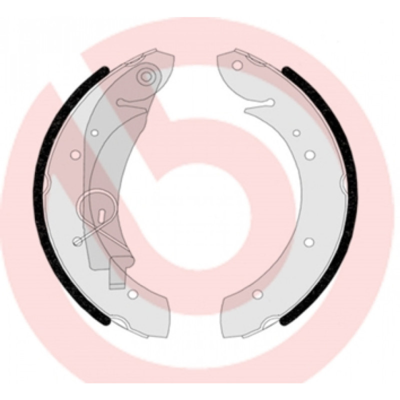 BREMBO S 61 524 Sada brzdových čeľustí zadné pre Berlingo Partner Xsara Picasso Jumbuck