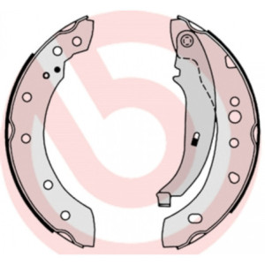 BREMBO S 61 527 Jeu de mâchoires de frein arrière pour 206 Twingo 206+