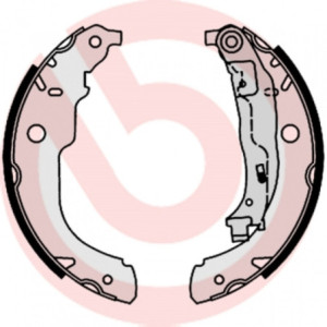 BREMBO S 61 528 Juego de zapatas de frenos trasero para C3 Aircross DS3 208 207 DS 301 C-Elysee