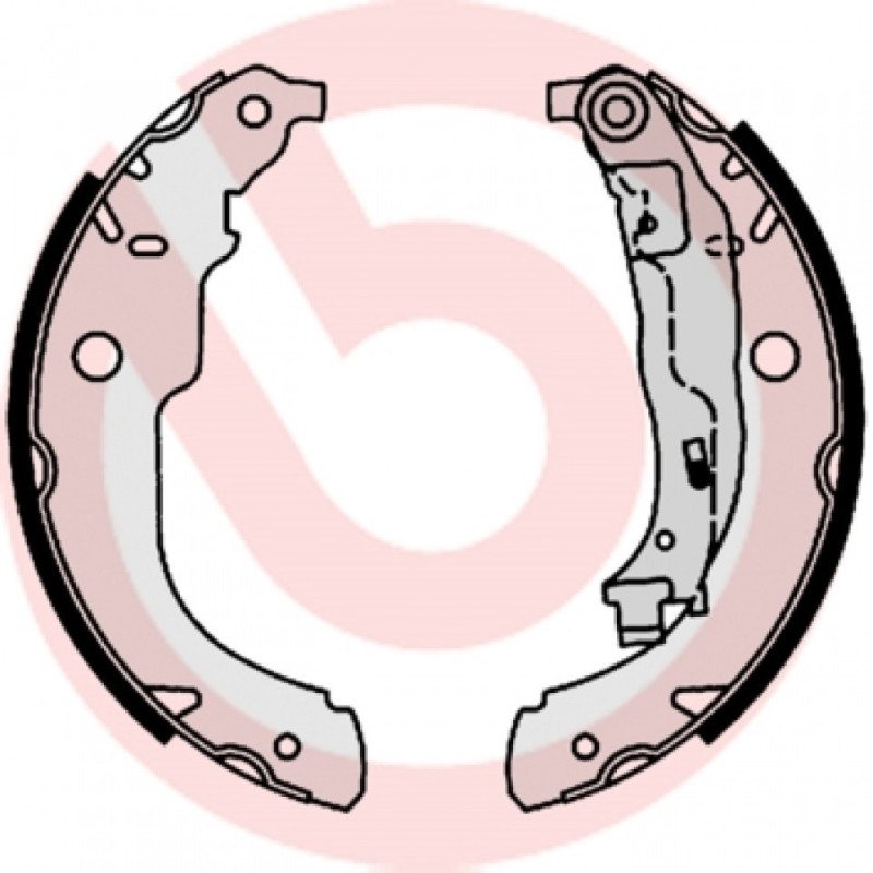 BREMBO S 61 528 Kit ganasce freno posteriore per C3 Aircross DS3 208 207 DS 301 C-Elysee