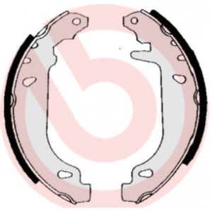 BREMBO S 68 520 Juego de zapatas de frenos trasero para 19 Clio Super 21 11 Twingo 9 Rapid