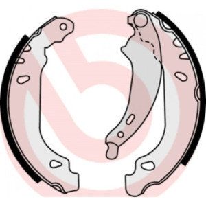 BREMBO S 68 524 Juego de zapatas de frenos trasero para Logan Clio Sandero Thalia