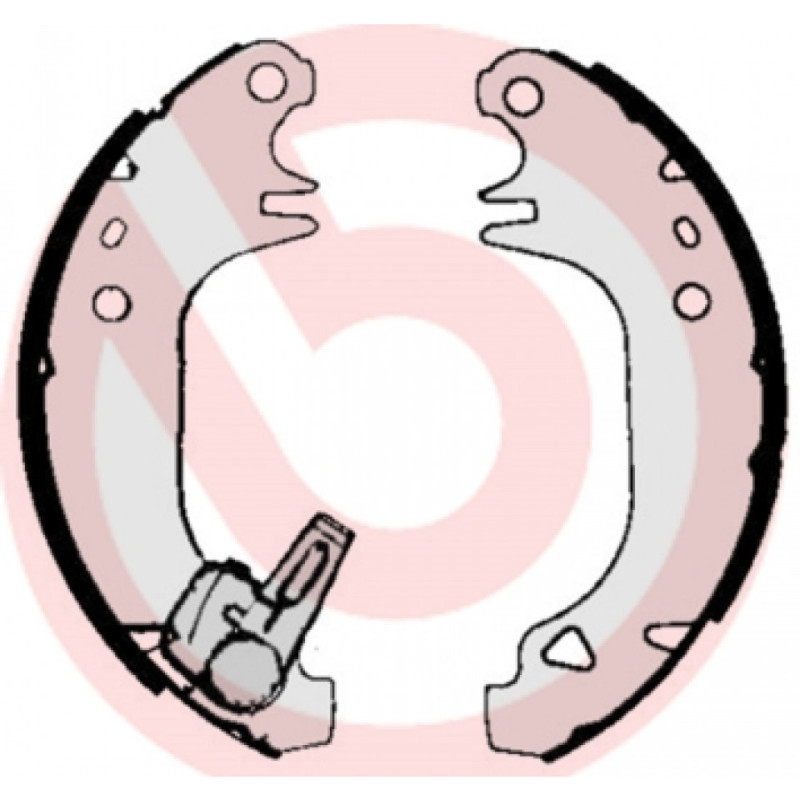 BREMBO S 68 536 Sada brzdových čelistí zadní pro Super 11 9