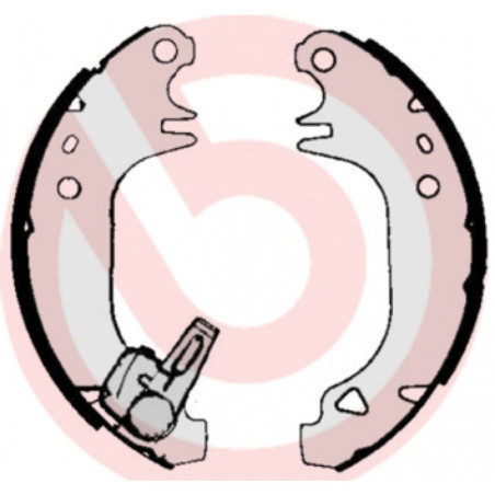 BREMBO S 68 536 Sada brzdových čelistí zadní pro Super 11 9