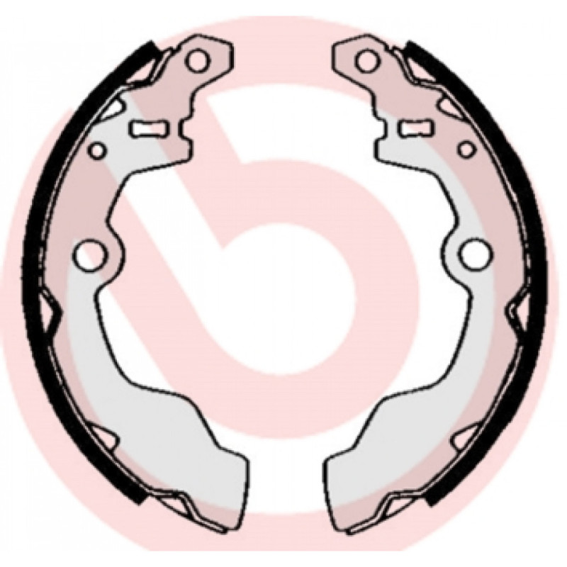 BREMBO S 78 503 Juego de zapatas de frenos trasero para Subaru Justy