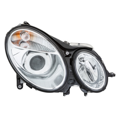 Headlight Right Mercedes E-Class W211 S211 (2002-2006) HELLA 1EL 008 369-101