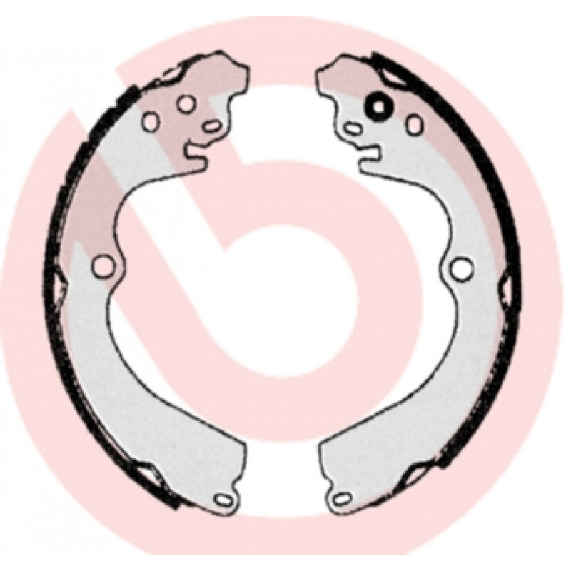 BREMBO S 78 505 Sada brzdových čelistí zadní pro Impreza Legacy Forester