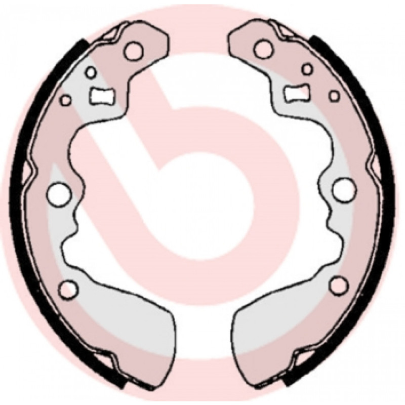 BREMBO S 79 501 Brake Shoe Set Rear for Suzuki Swift