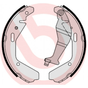 BREMBO S 79 502 Sada brzdových čelistí zadní pro Agila Ignis Justy